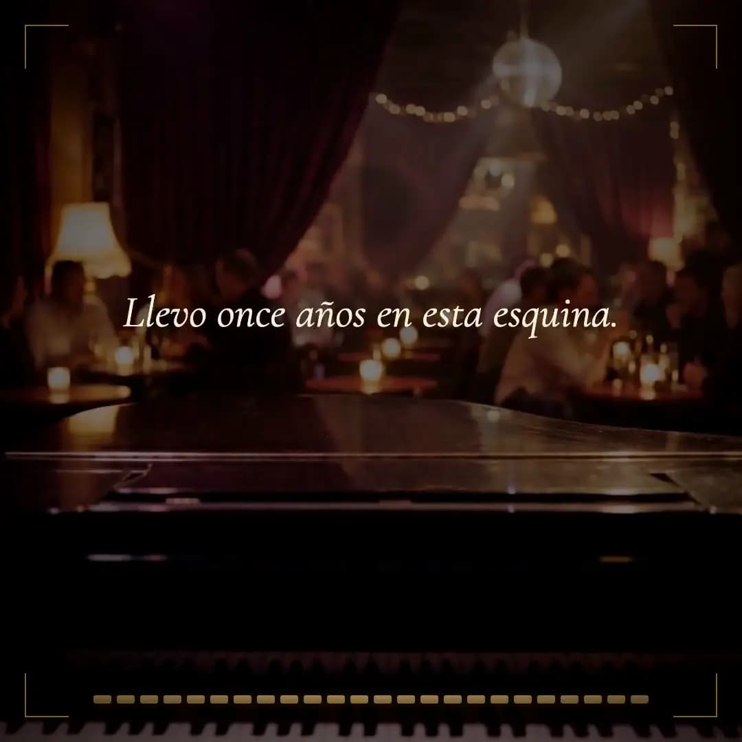 El piano también tiene algo que decir.