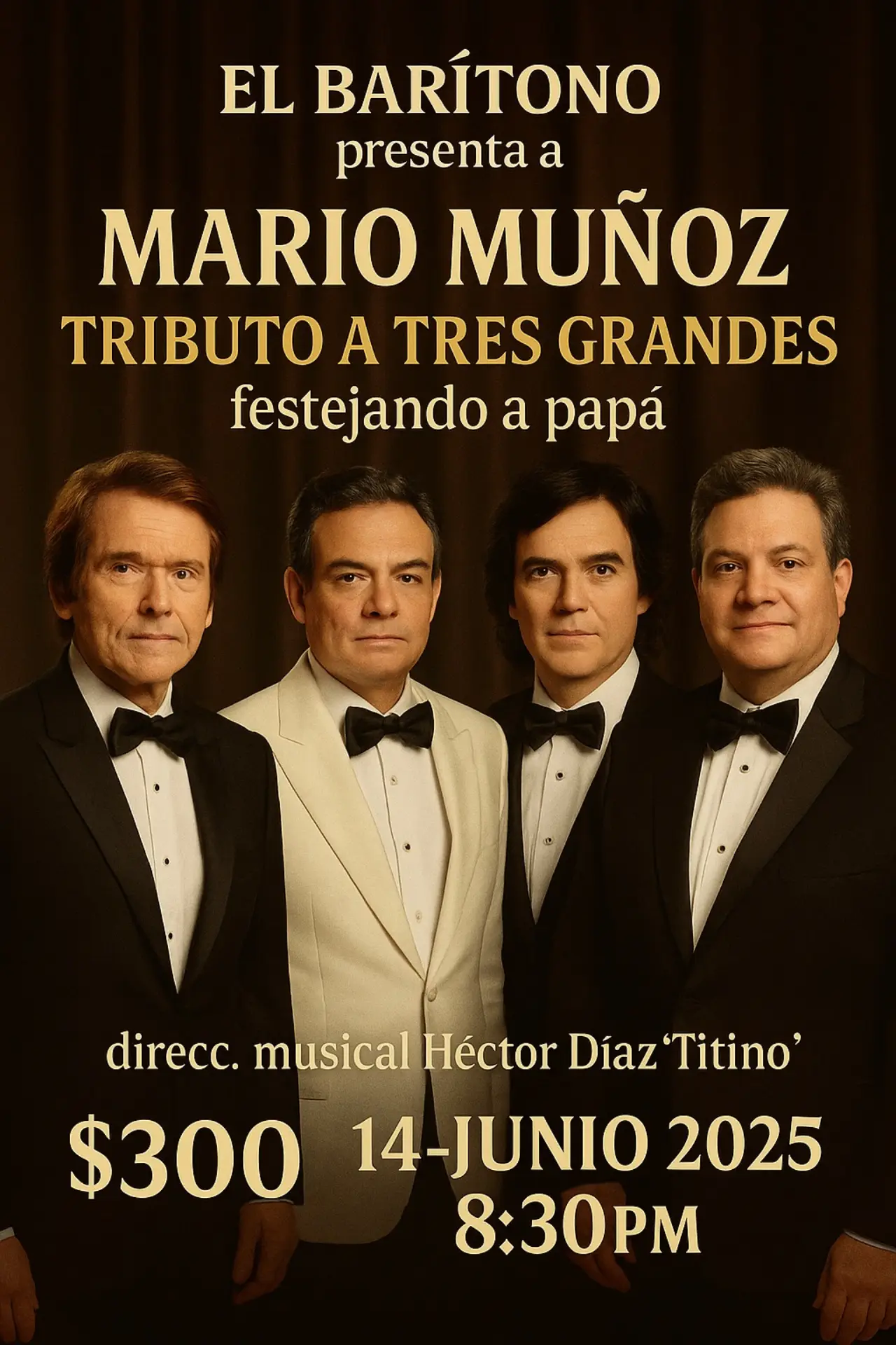 Mario Muñoz · Tributo a tres grandes