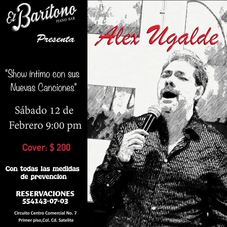 Alex Ugalde en vivo